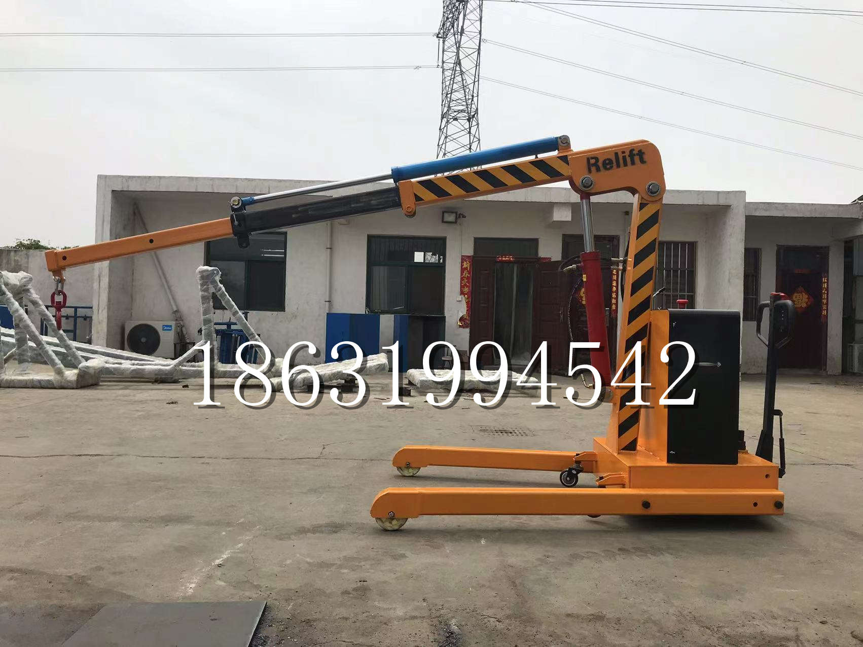 七股区久征定做3吨三轮随车吊 农用园林绿化移树吊 平板工程用小吊机